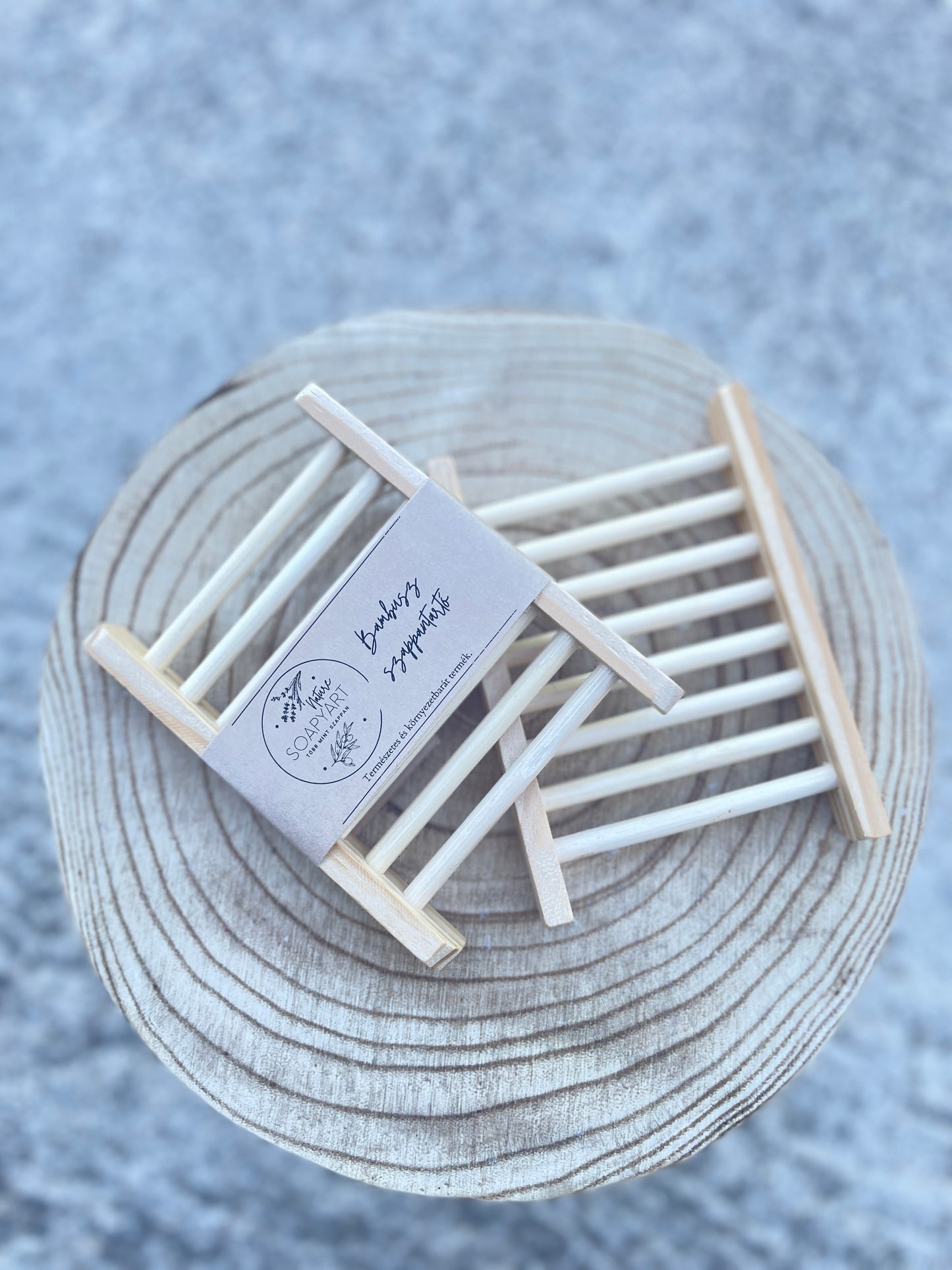 Bambusz szappantartó