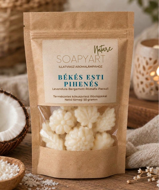 Békés Esti Pihenés- Prémium natúr illatviasz