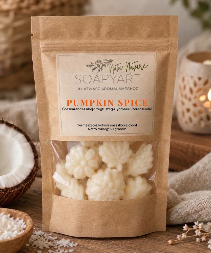 Pumpkin Spice- Prémium natúr illatviasz